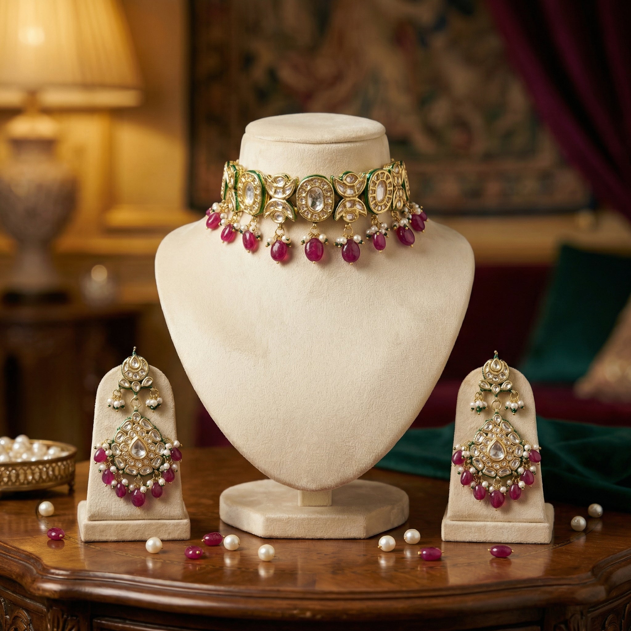 Jodha Aafreen Ruby Choker