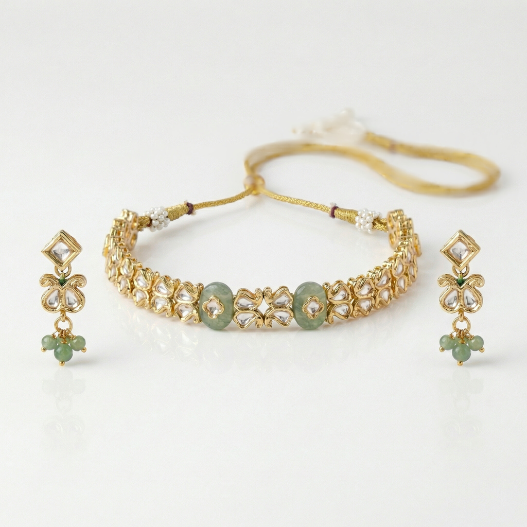 Mehr Kundan Jade Choker