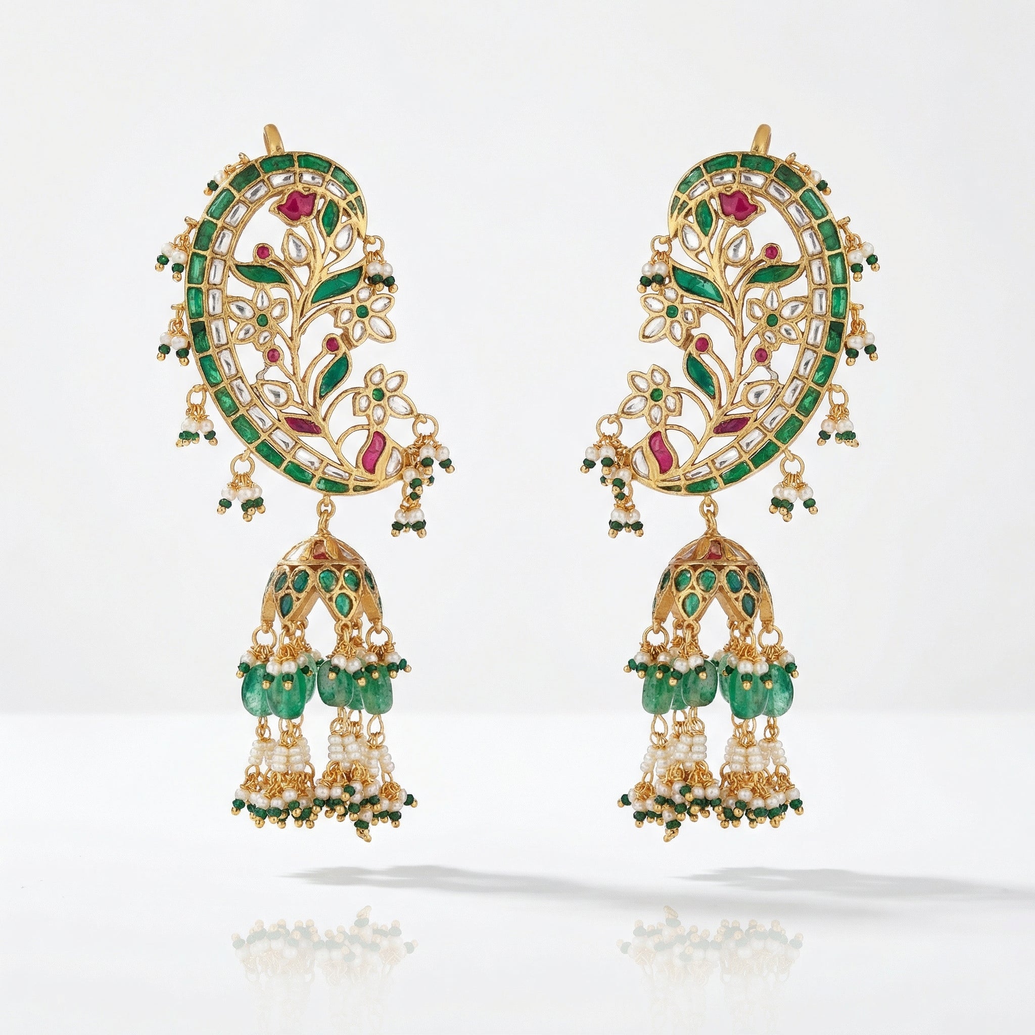 Rangmanch Aarzoo Jadau Pearl Earcuffs