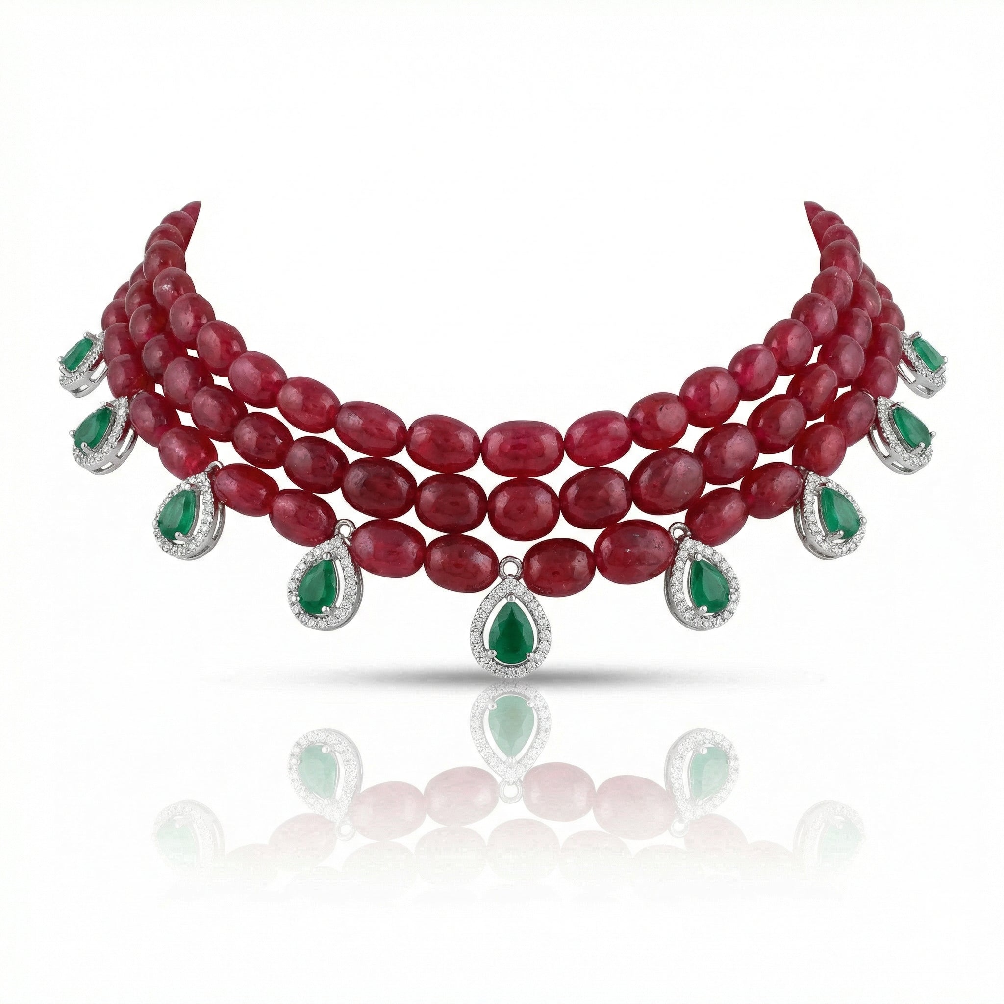 Ruby Bloom Choker
