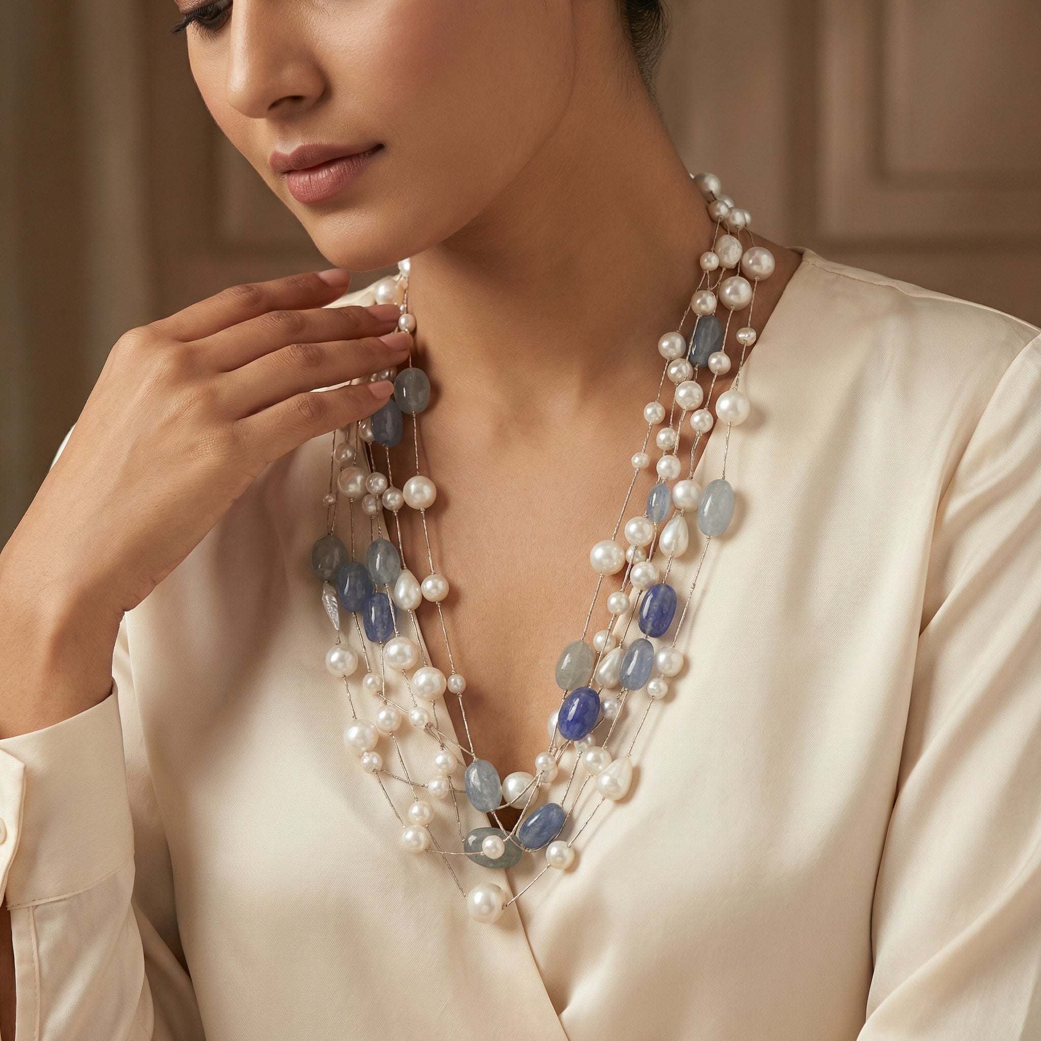 Neerja Samudrika Pearl Mala