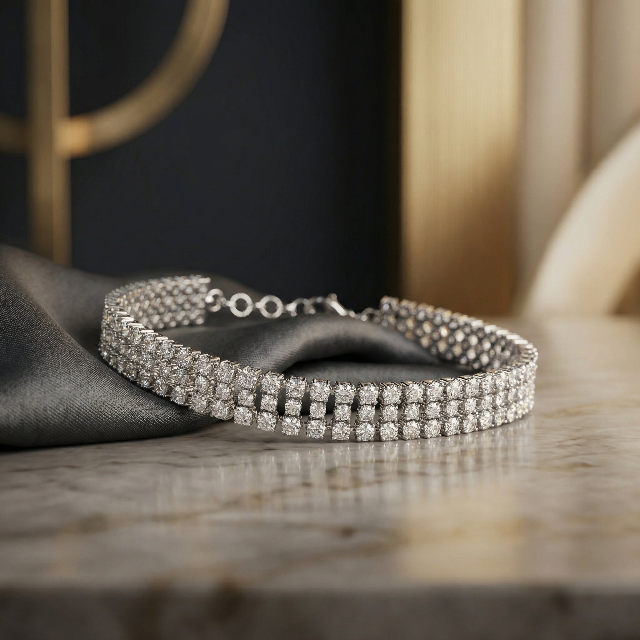 Trinity AD Tennis Bracelet