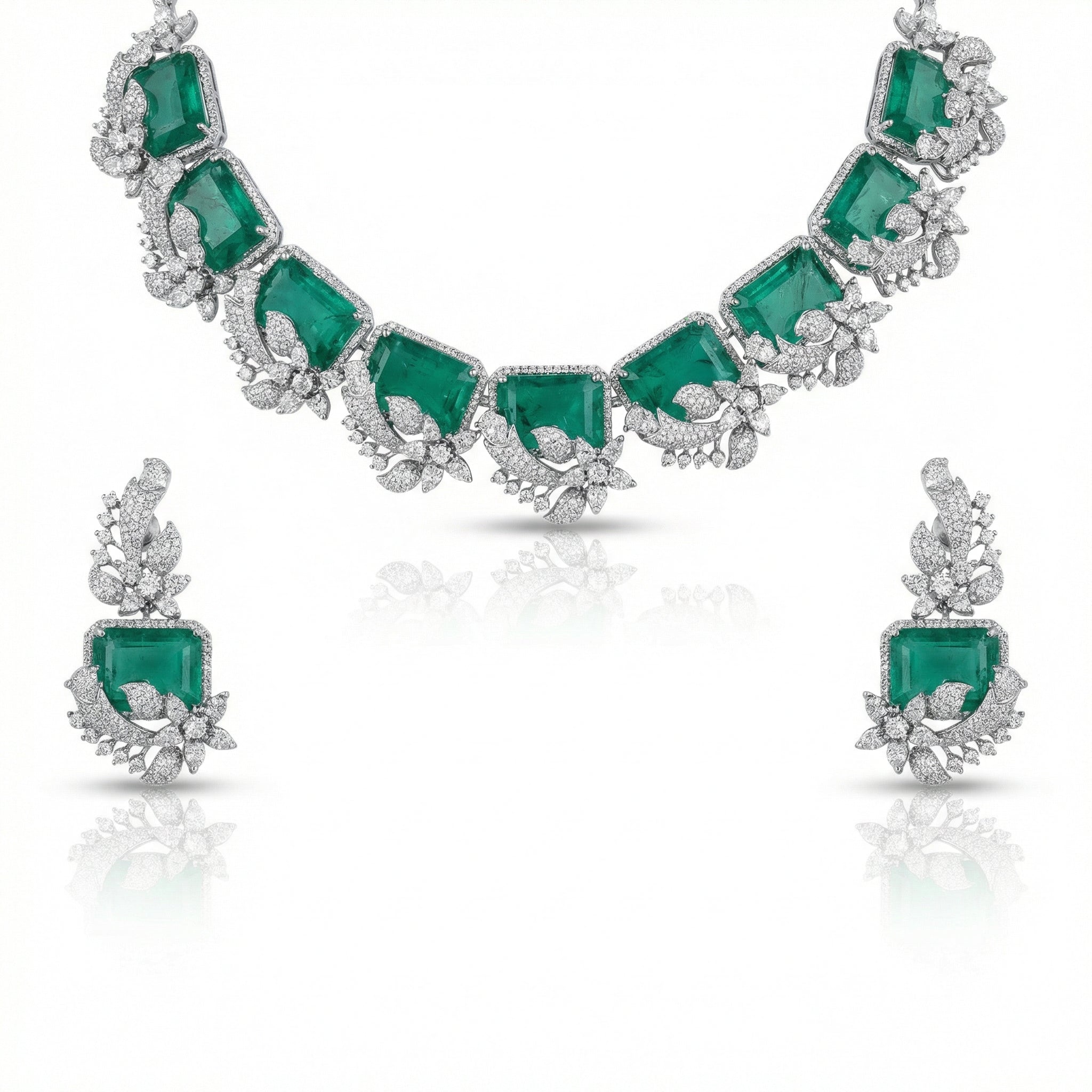 Noorika Emerald Statement Set