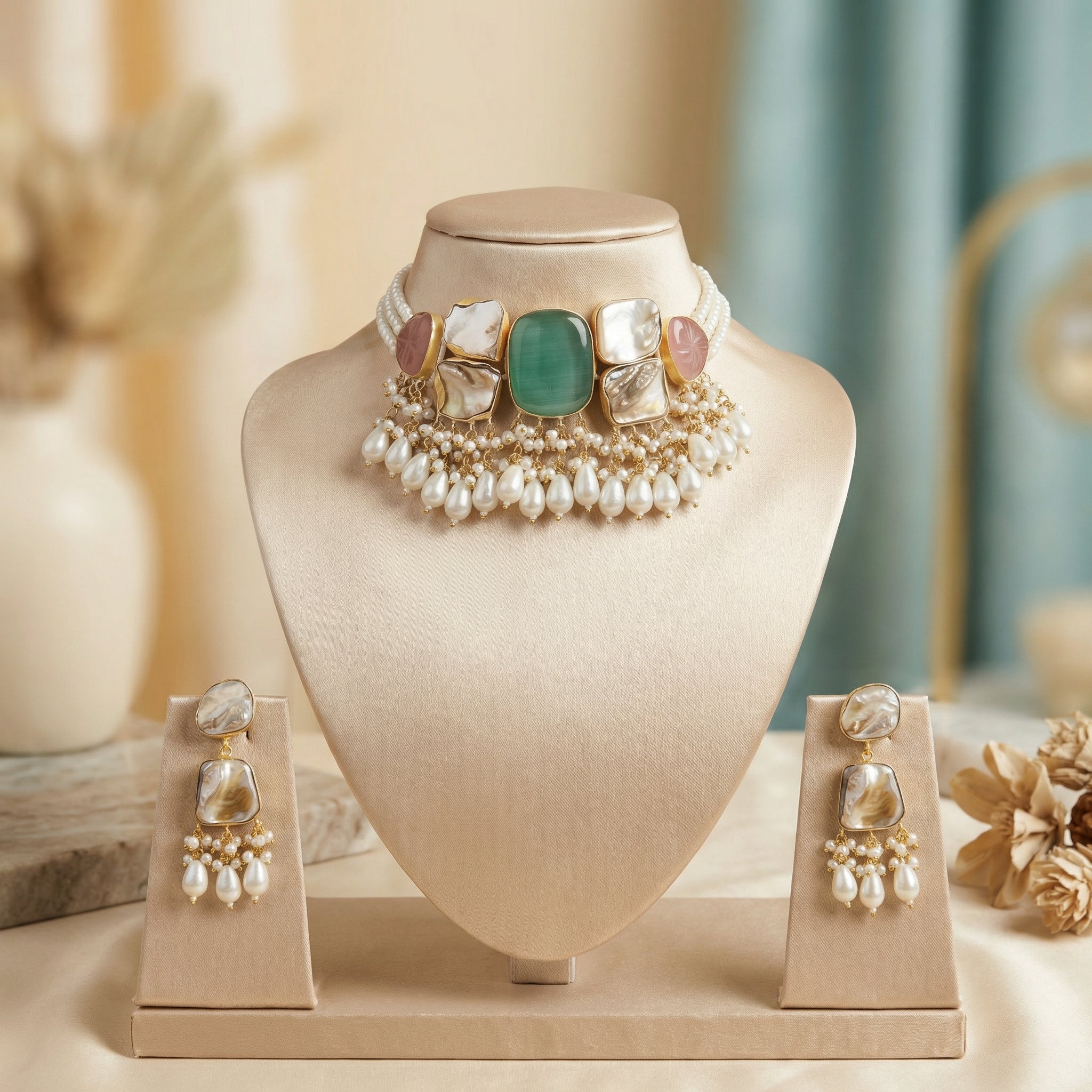 Oceanform Baroque Pearl Set