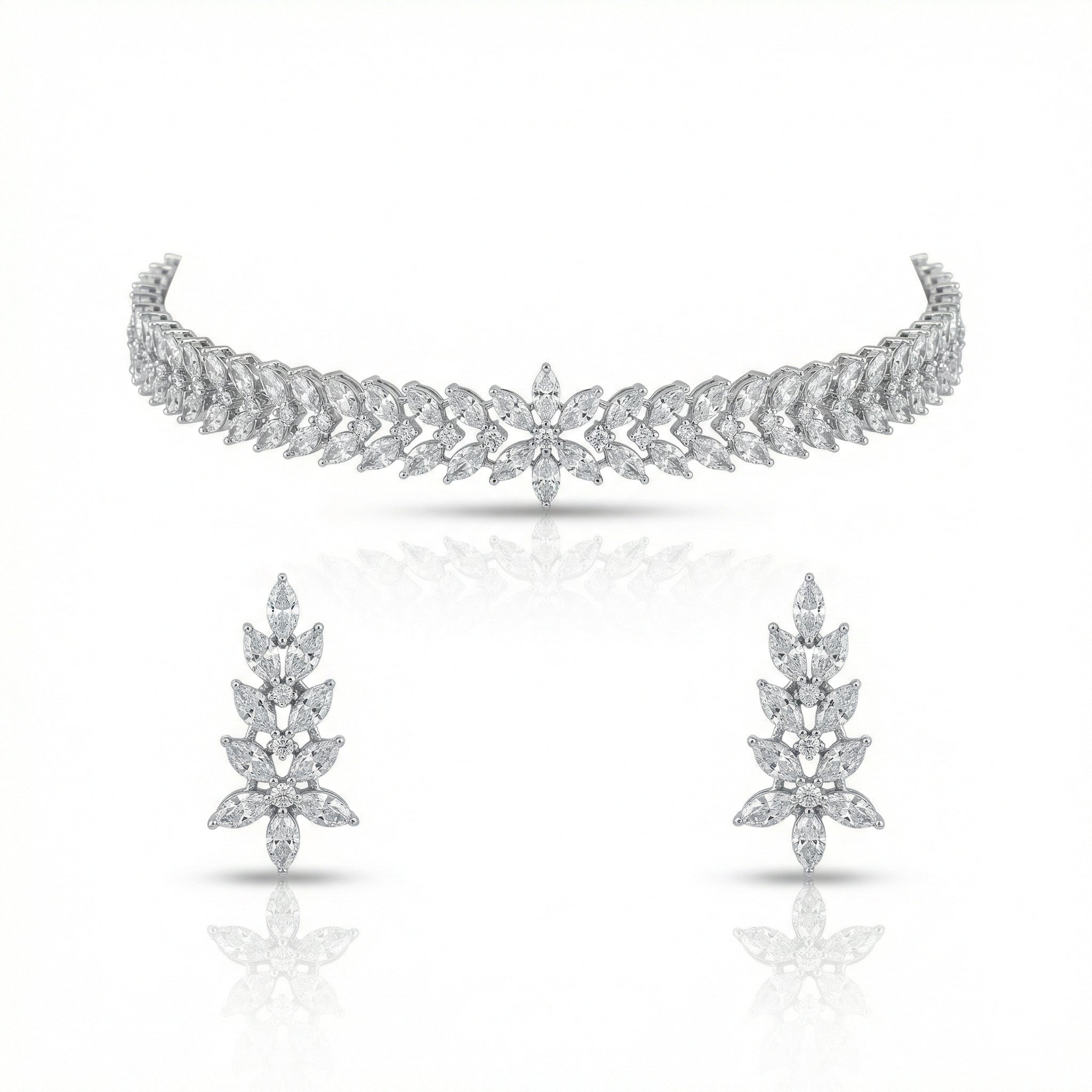 Noor-e-Sitara Diamond Choker Set