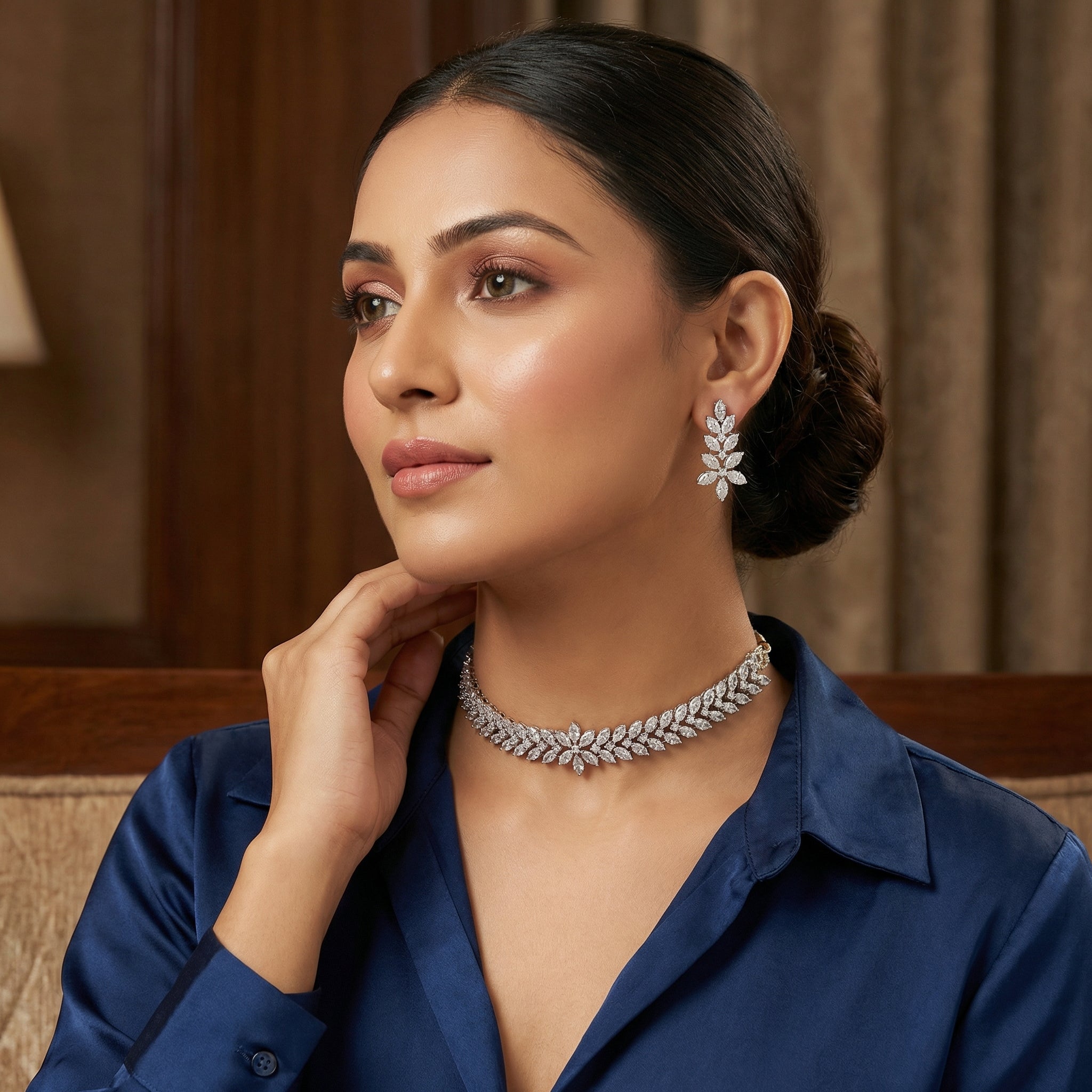 Noor-e-Sitara Diamond Choker Set