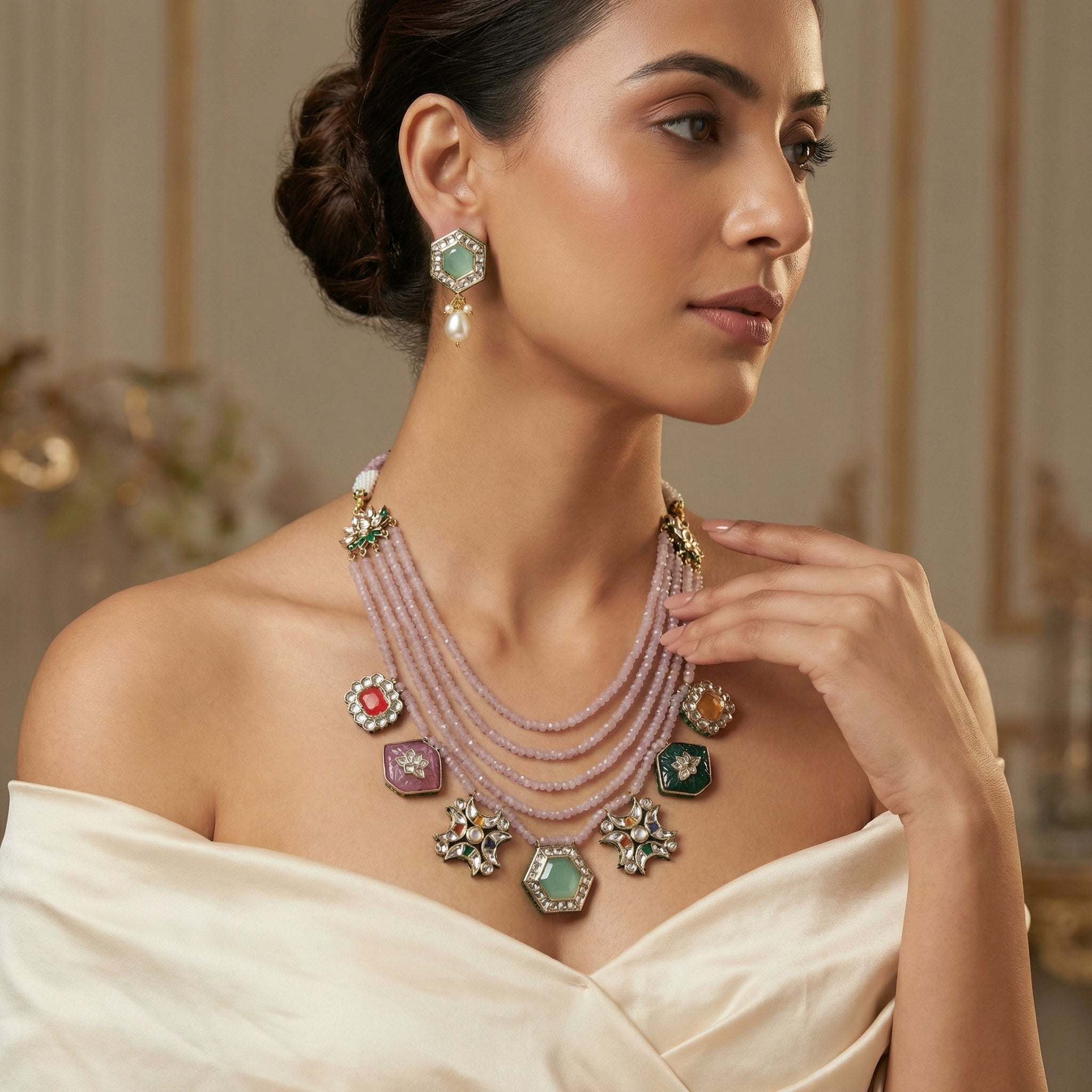 Ishq-e-Rang Kundan Mala set