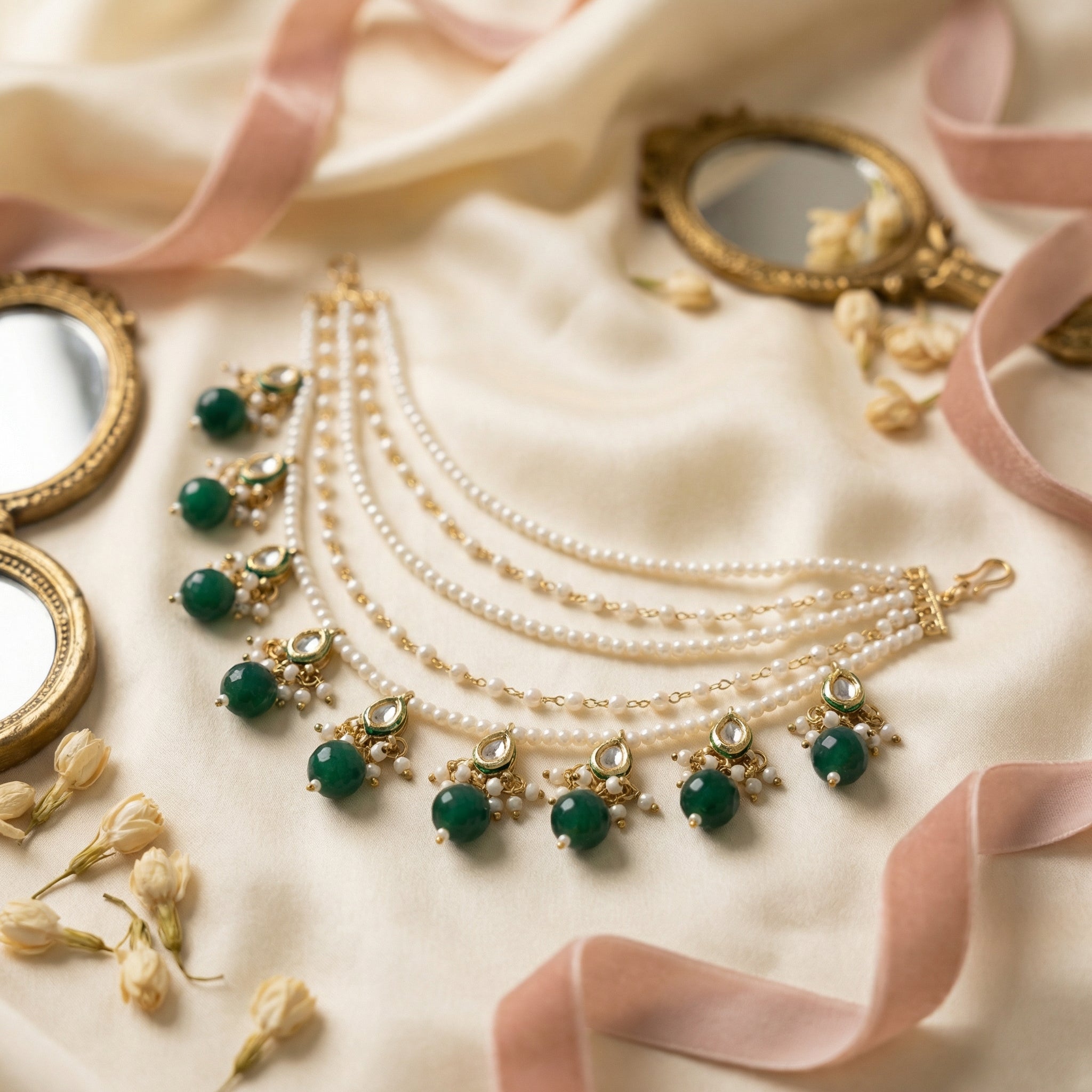 Zohra Emerald Kaan Back Chain