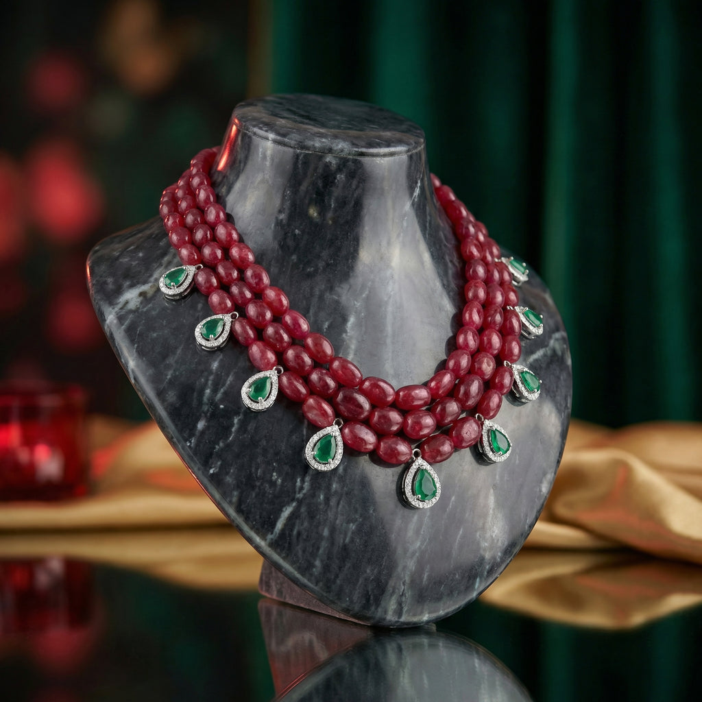 Ruby Bloom Choker