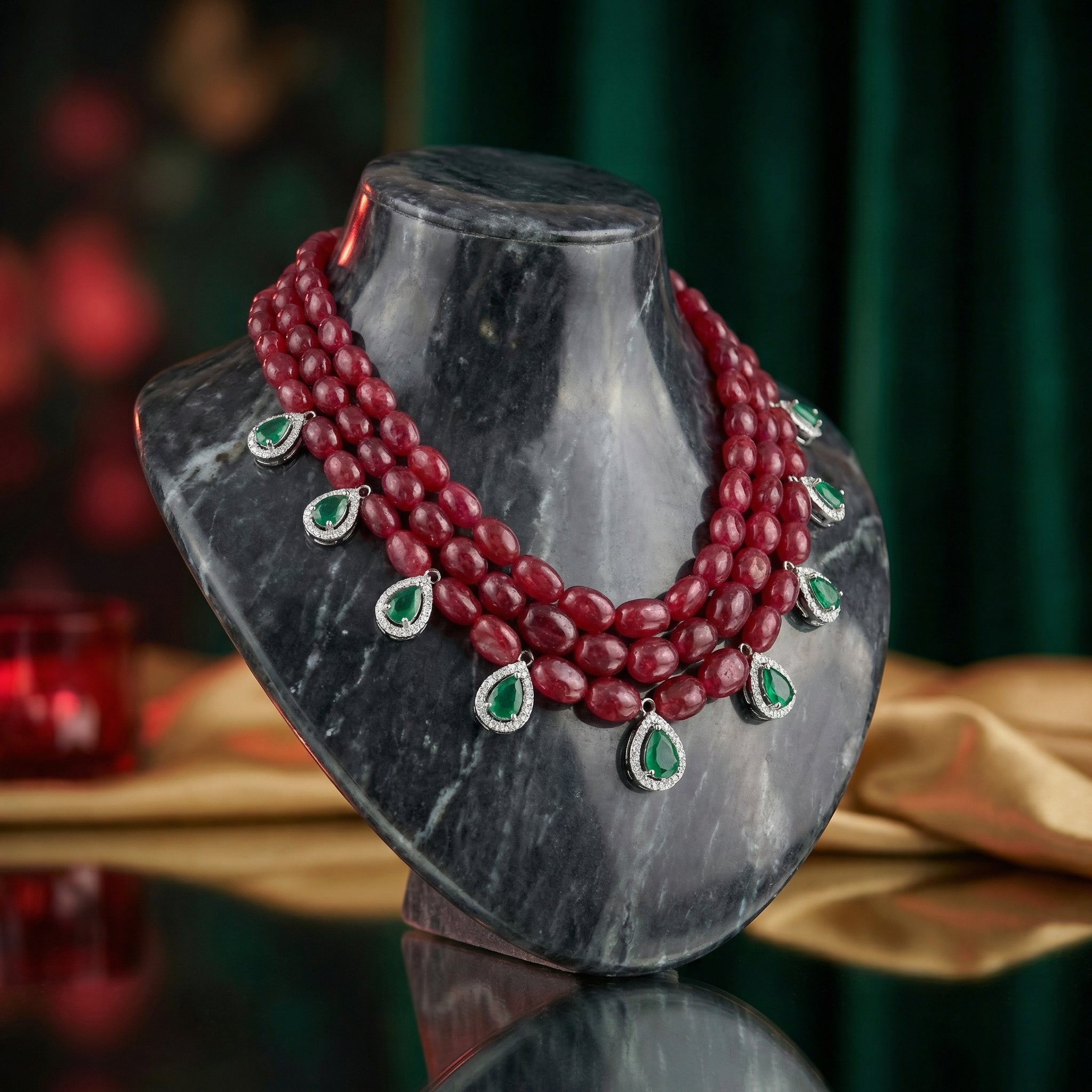 Ruby Bloom Choker