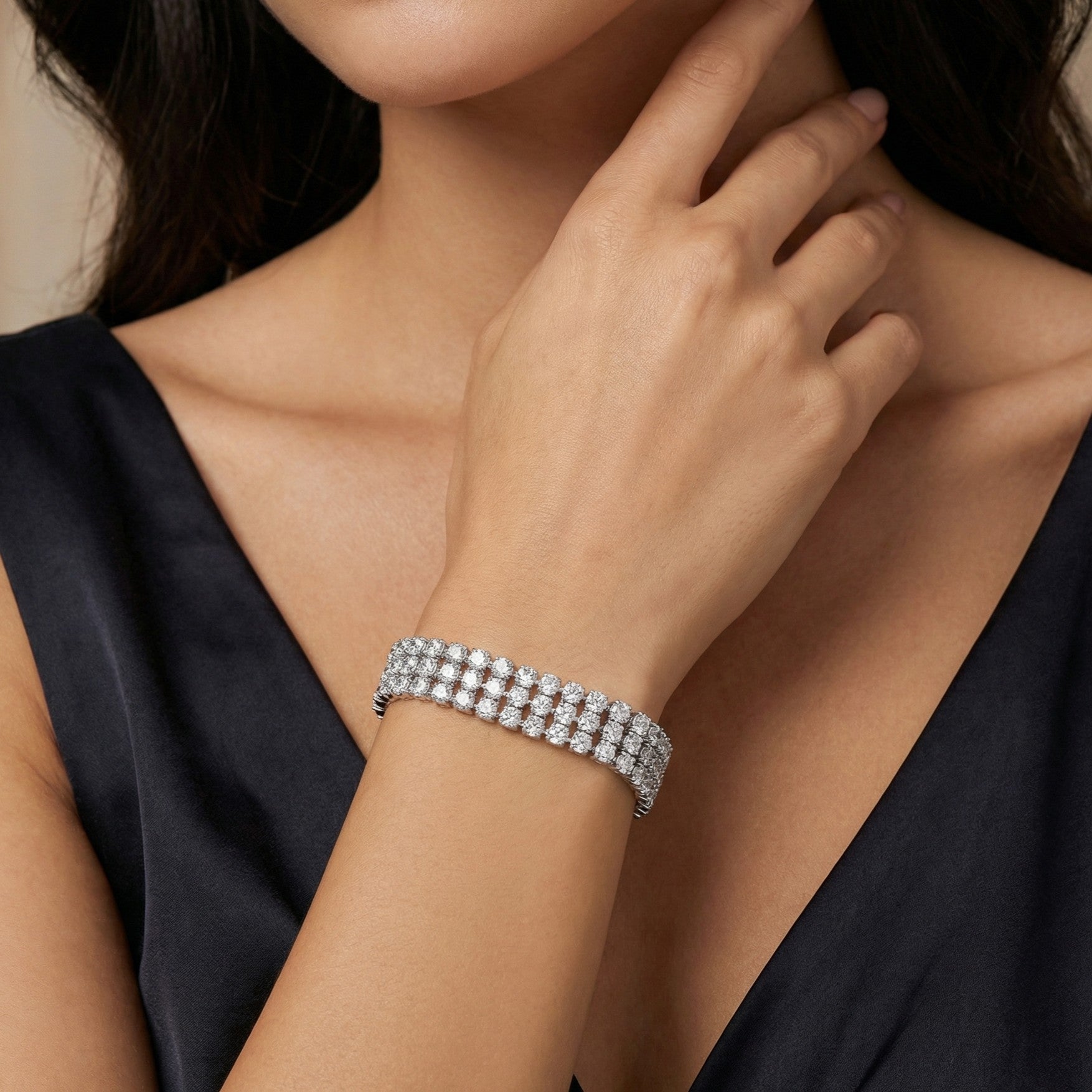 Trinity AD Tennis Bracelet