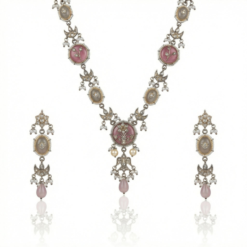 Rajwada Pushp Kundan Set