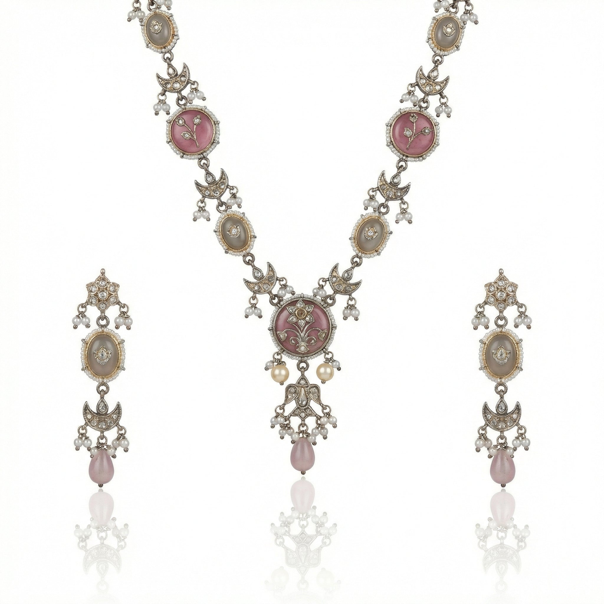 Rajwada Pushp Kundan Set