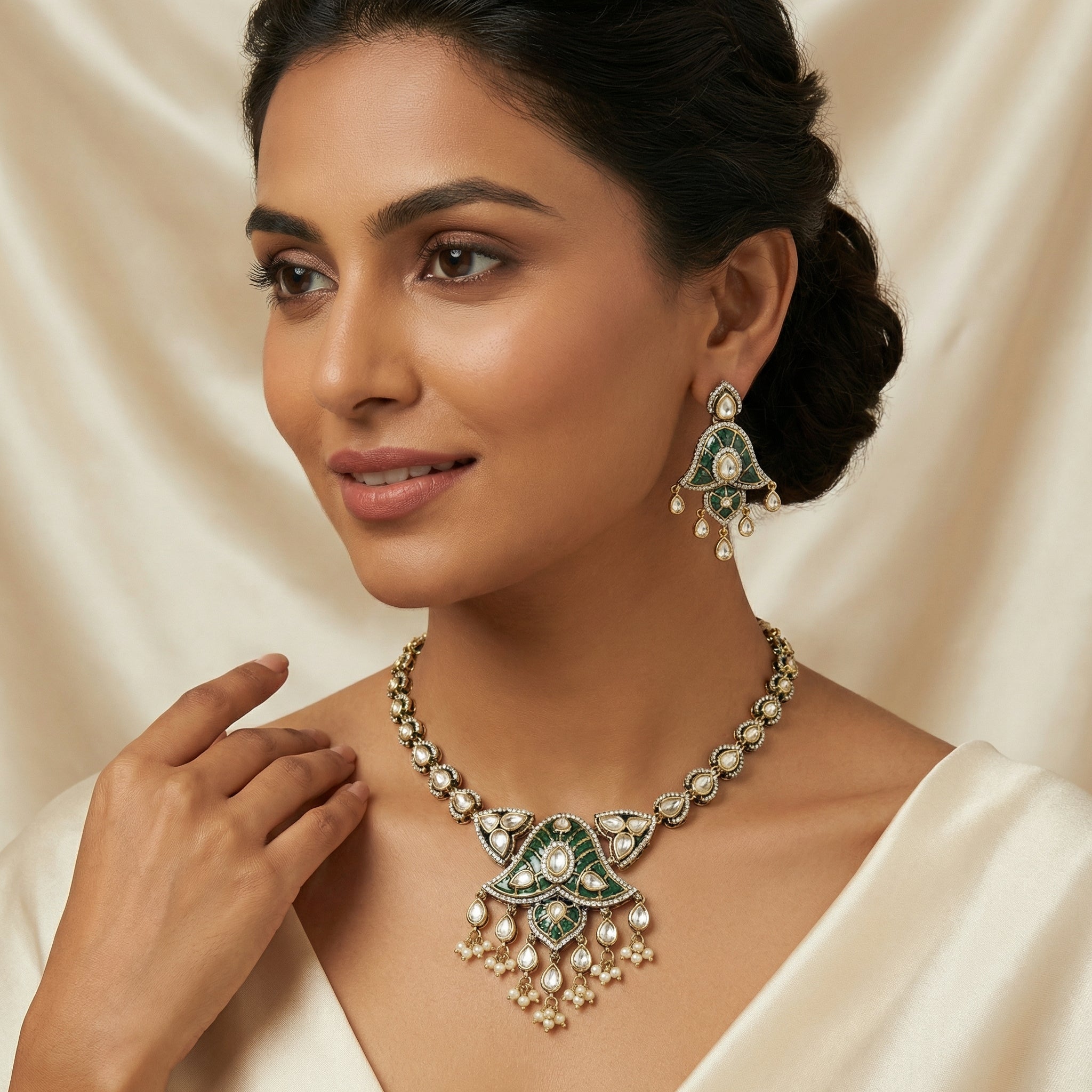 Takht Noor Polki Set