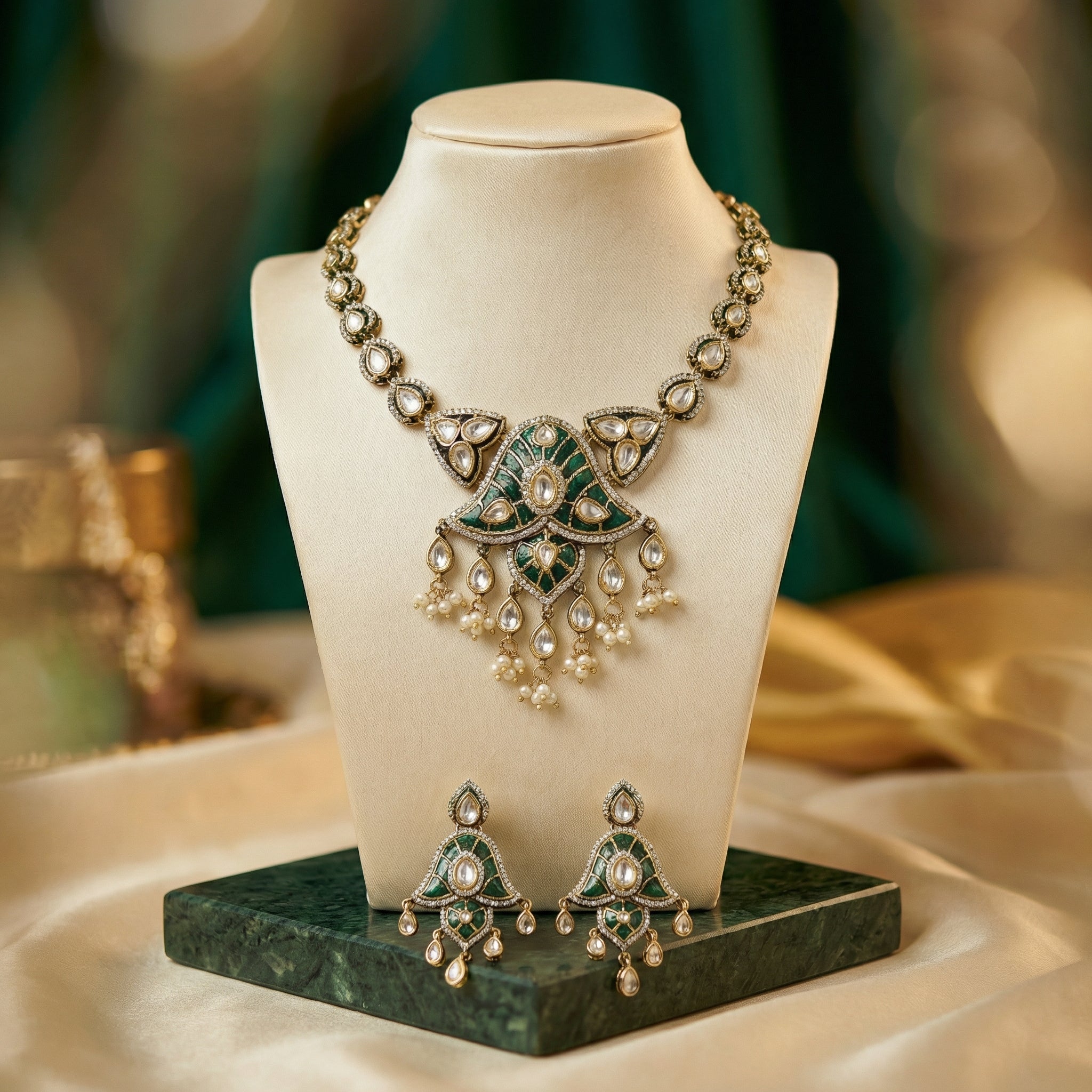 Takht Noor Polki Set